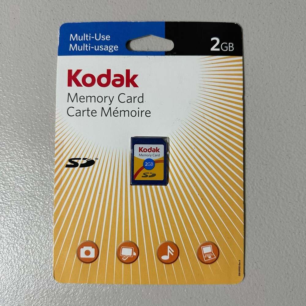 Kodak 2GB SD Memory Card Mutli-Use For Digital Camera/Electronics